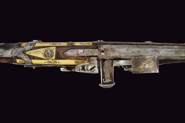 Moukala a pietra focaia  - Asta La Collezione di Armi Antiche di un Gentiluomo Californiano - Associazione Nazionale - Case d'Asta italiane