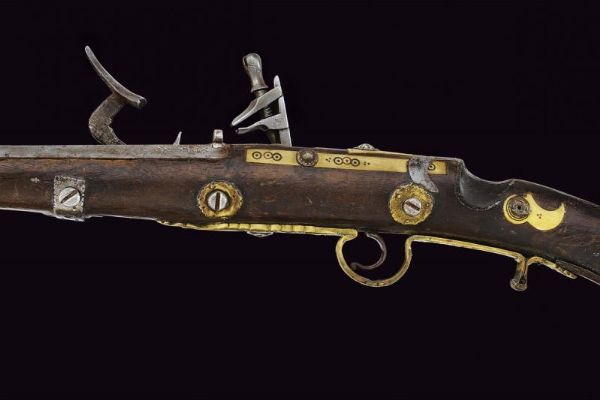 Moukala a pietra focaia  - Asta La Collezione di Armi Antiche di un Gentiluomo Californiano - Associazione Nazionale - Case d'Asta italiane