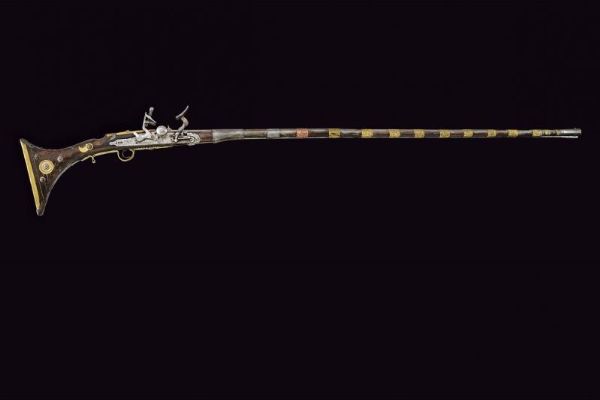 Moukala a pietra focaia  - Asta La Collezione di Armi Antiche di un Gentiluomo Californiano - Associazione Nazionale - Case d'Asta italiane