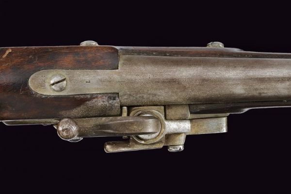 Pistola Augustin da cavalleria Mod. 1844  - Asta La Collezione di Armi Antiche di un Gentiluomo Californiano - Associazione Nazionale - Case d'Asta italiane