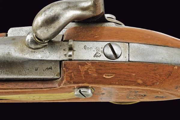 Pistola a luminello Mod. 1822 T Bis  - Asta La Collezione di Armi Antiche di un Gentiluomo Californiano - Associazione Nazionale - Case d'Asta italiane