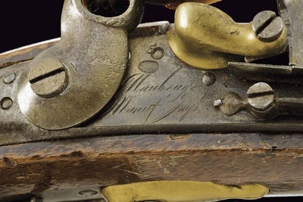 Pistola a pietra focaia An. XIII  - Asta La Collezione di Armi Antiche di un Gentiluomo Californiano - Associazione Nazionale - Case d'Asta italiane