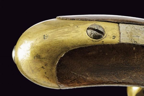 Pistola a pietra focaia An. XIII  - Asta La Collezione di Armi Antiche di un Gentiluomo Californiano - Associazione Nazionale - Case d'Asta italiane