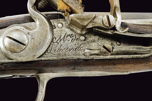 Pistola a pietra focaia  - Asta La Collezione di Armi Antiche di un Gentiluomo Californiano - Associazione Nazionale - Case d'Asta italiane