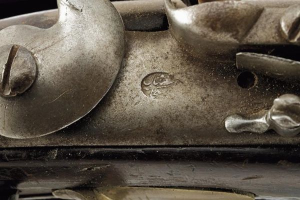 Pistola a pietra focaia  - Asta La Collezione di Armi Antiche di un Gentiluomo Californiano - Associazione Nazionale - Case d'Asta italiane