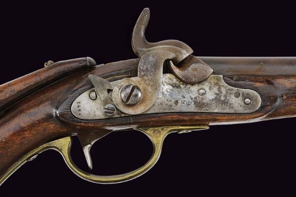 Pistola da cavalleria a luminello con calciolo  - Asta La Collezione di Armi Antiche di un Gentiluomo Californiano - Associazione Nazionale - Case d'Asta italiane