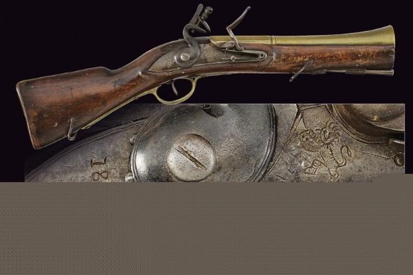 Tromboncino a pietra focaia  - Asta La Collezione di Armi Antiche di un Gentiluomo Californiano - Associazione Nazionale - Case d'Asta italiane