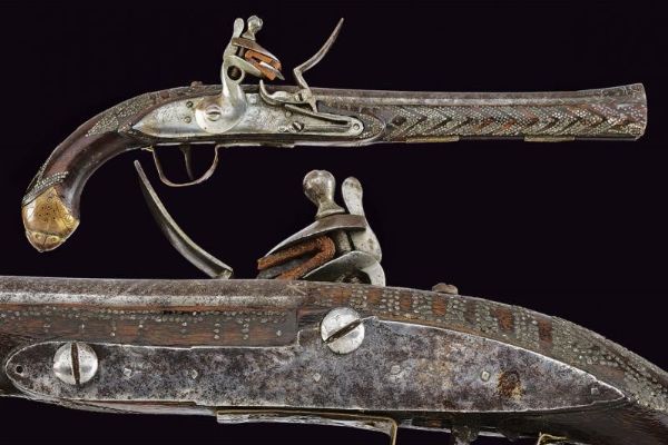 Tromboncino a pietra focaia  - Asta La Collezione di Armi Antiche di un Gentiluomo Californiano - Associazione Nazionale - Case d'Asta italiane