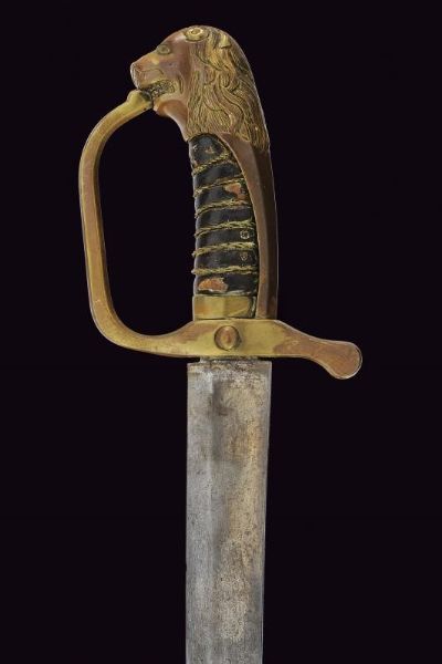 Sciabola da artiglieria Mod. 1802  - Asta La Collezione di Armi Antiche di un Gentiluomo Californiano - Associazione Nazionale - Case d'Asta italiane