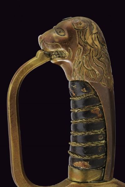 Sciabola da artiglieria Mod. 1802  - Asta La Collezione di Armi Antiche di un Gentiluomo Californiano - Associazione Nazionale - Case d'Asta italiane