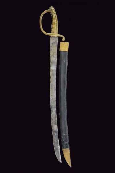 Sabre briquet  - Asta La Collezione di Armi Antiche di un Gentiluomo Californiano - Associazione Nazionale - Case d'Asta italiane