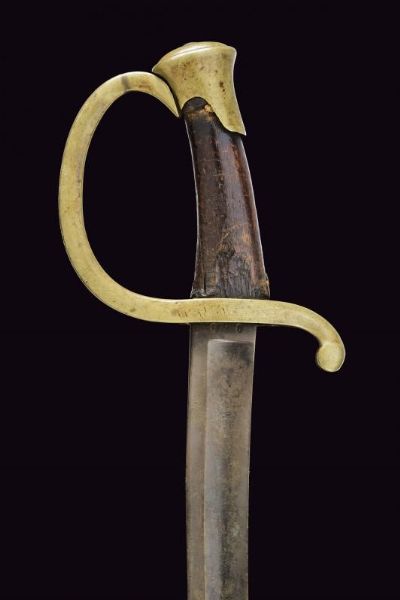 Sciabola da artiglieria a cavallo  - Asta La Collezione di Armi Antiche di un Gentiluomo Californiano - Associazione Nazionale - Case d'Asta italiane