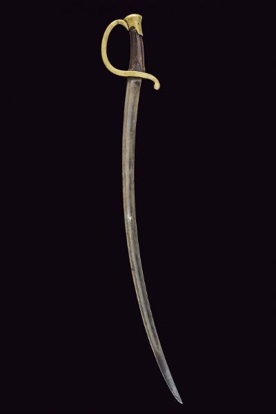 Sciabola da artiglieria a cavallo  - Asta La Collezione di Armi Antiche di un Gentiluomo Californiano - Associazione Nazionale - Case d'Asta italiane