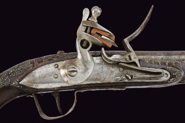 Tromboncino a pietra focaia  - Asta La Collezione di Armi Antiche di un Gentiluomo Californiano - Associazione Nazionale - Case d'Asta italiane