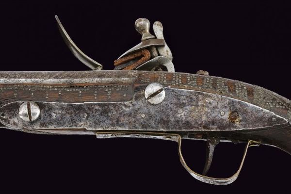 Tromboncino a pietra focaia  - Asta La Collezione di Armi Antiche di un Gentiluomo Californiano - Associazione Nazionale - Case d'Asta italiane