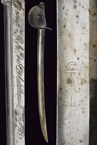 Sciabola d'abbordaggio Mod. 1833  - Asta La Collezione di Armi Antiche di un Gentiluomo Californiano - Associazione Nazionale - Case d'Asta italiane