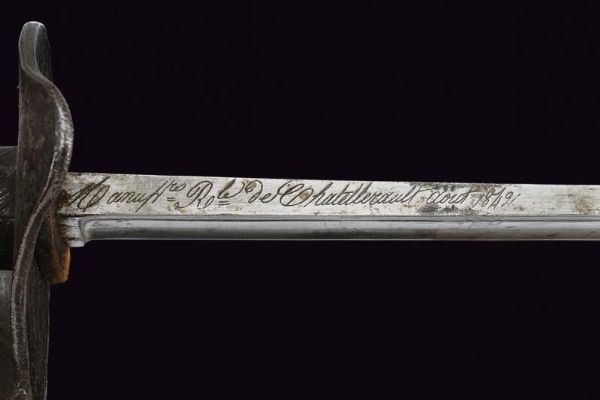 Sciabola d'abbordaggio Mod. 1833  - Asta La Collezione di Armi Antiche di un Gentiluomo Californiano - Associazione Nazionale - Case d'Asta italiane