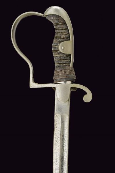 Sciabola da ufficiale  - Asta La Collezione di Armi Antiche di un Gentiluomo Californiano - Associazione Nazionale - Case d'Asta italiane