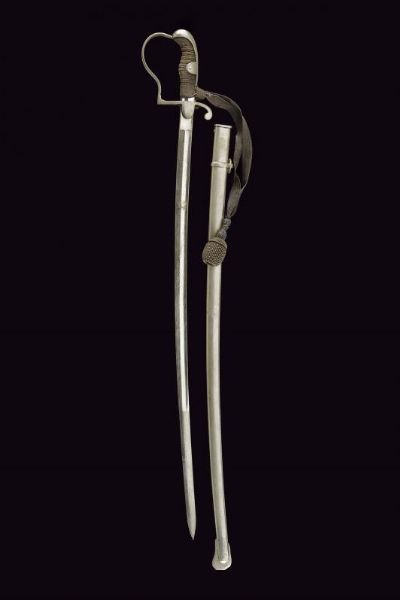 Sciabola da ufficiale  - Asta La Collezione di Armi Antiche di un Gentiluomo Californiano - Associazione Nazionale - Case d'Asta italiane