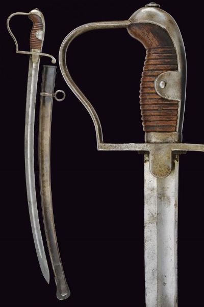 Sciabola da truppa  - Asta La Collezione di Armi Antiche di un Gentiluomo Californiano - Associazione Nazionale - Case d'Asta italiane