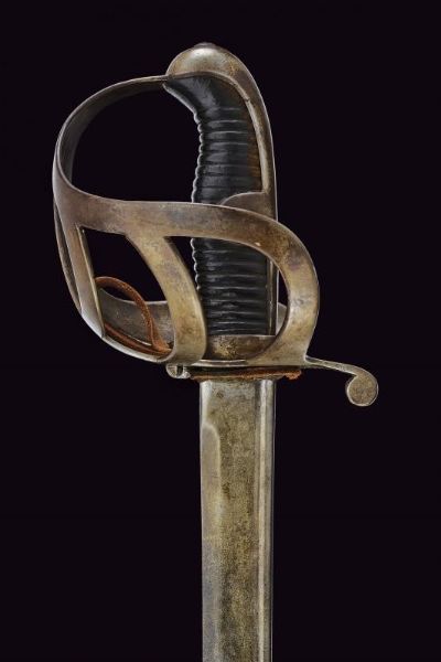 Sciabola da ufficiale di cavalleria  - Asta La Collezione di Armi Antiche di un Gentiluomo Californiano - Associazione Nazionale - Case d'Asta italiane