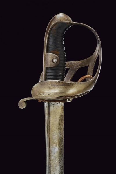 Sciabola da ufficiale di cavalleria  - Asta La Collezione di Armi Antiche di un Gentiluomo Californiano - Associazione Nazionale - Case d'Asta italiane