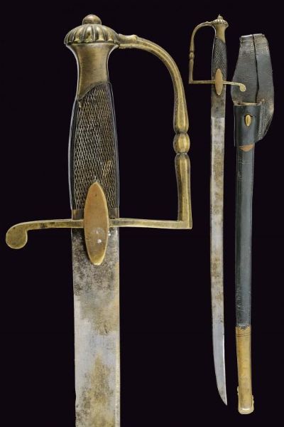 Sciabola per furieri e musicanti della fanteria, mod. 1833  - Asta La Collezione di Armi Antiche di un Gentiluomo Californiano - Associazione Nazionale - Case d'Asta italiane