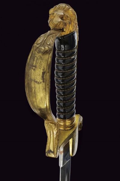 Sciabola da ufficiale  - Asta La Collezione di Armi Antiche di un Gentiluomo Californiano - Associazione Nazionale - Case d'Asta italiane