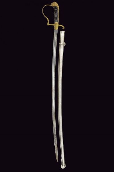 Sciabola da ufficiale  - Asta La Collezione di Armi Antiche di un Gentiluomo Californiano - Associazione Nazionale - Case d'Asta italiane