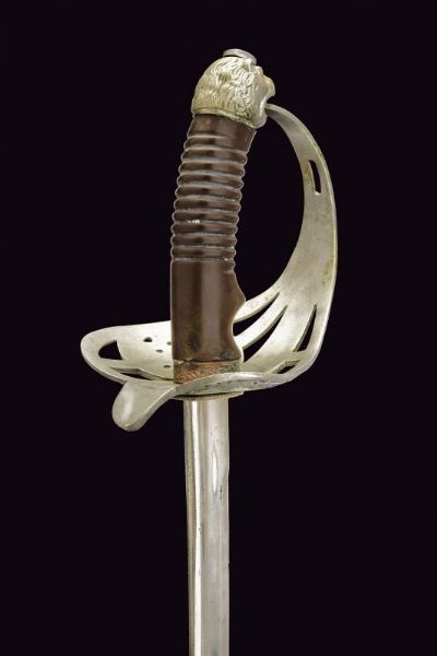 Sciabola da ufficiale  - Asta La Collezione di Armi Antiche di un Gentiluomo Californiano - Associazione Nazionale - Case d'Asta italiane