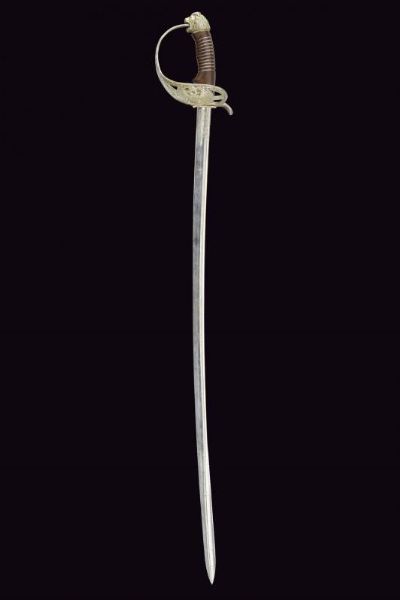 Sciabola da ufficiale  - Asta La Collezione di Armi Antiche di un Gentiluomo Californiano - Associazione Nazionale - Case d'Asta italiane
