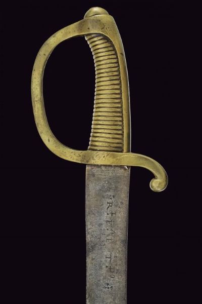 Sabre briquet  - Asta La Collezione di Armi Antiche di un Gentiluomo Californiano - Associazione Nazionale - Case d'Asta italiane