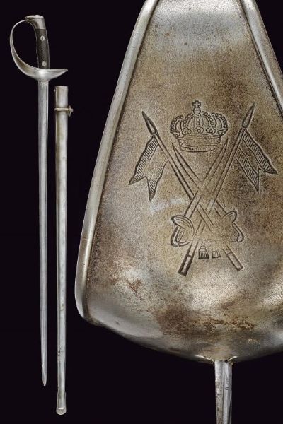 Sciabola da lancieri  - Asta La Collezione di Armi Antiche di un Gentiluomo Californiano - Associazione Nazionale - Case d'Asta italiane