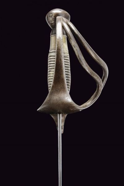 Sciabola da ufficiale coloniale  - Asta La Collezione di Armi Antiche di un Gentiluomo Californiano - Associazione Nazionale - Case d'Asta italiane