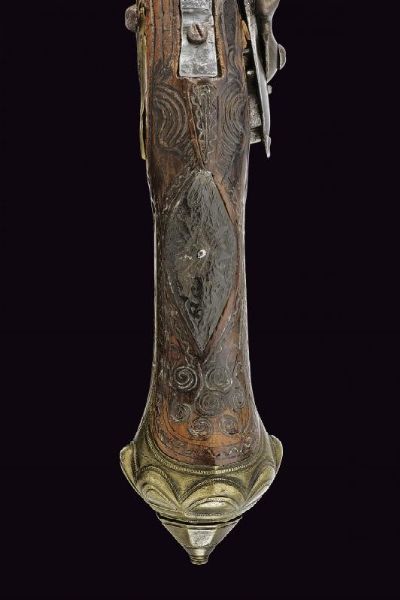 Pistola a pietra focaia  - Asta La Collezione di Armi Antiche di un Gentiluomo Californiano - Associazione Nazionale - Case d'Asta italiane