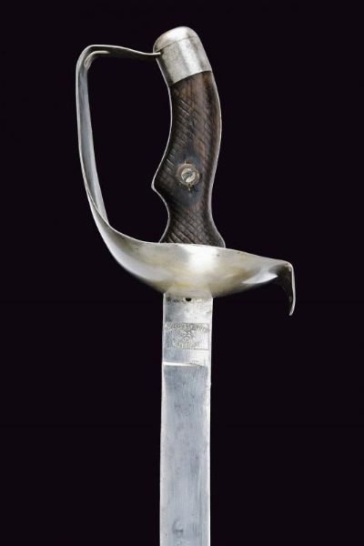 Sciabola da truppa di artiglieria a cavallo  - Asta La Collezione di Armi Antiche di un Gentiluomo Californiano - Associazione Nazionale - Case d'Asta italiane