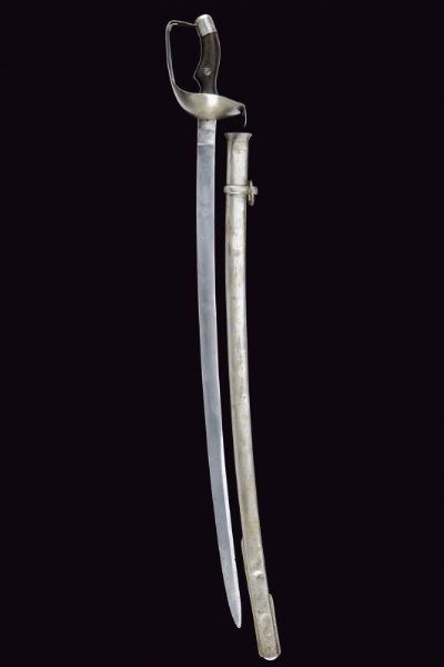 Sciabola da truppa di artiglieria a cavallo  - Asta La Collezione di Armi Antiche di un Gentiluomo Californiano - Associazione Nazionale - Case d'Asta italiane