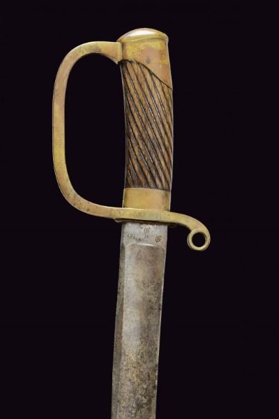 Shasqua da truppa dei dragoni  - Asta La Collezione di Armi Antiche di un Gentiluomo Californiano - Associazione Nazionale - Case d'Asta italiane