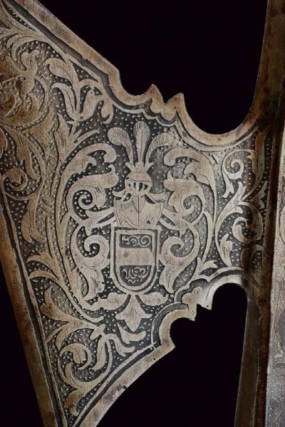 Alabarda incisa in stile del XVI secolo  - Asta La Collezione di Armi Antiche di un Gentiluomo Californiano - Associazione Nazionale - Case d'Asta italiane