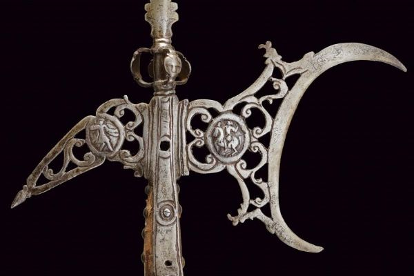 Alabarda  - Asta La Collezione di Armi Antiche di un Gentiluomo Californiano - Associazione Nazionale - Case d'Asta italiane