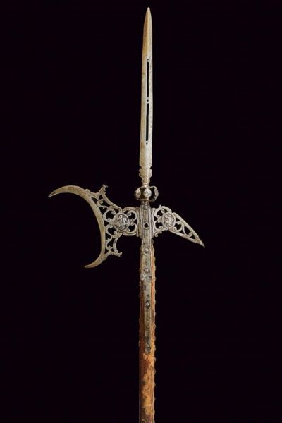 Alabarda  - Asta La Collezione di Armi Antiche di un Gentiluomo Californiano - Associazione Nazionale - Case d'Asta italiane