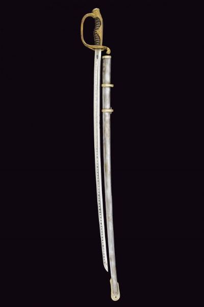 Spada ufficiale inferiore da parata  - Asta La Collezione di Armi Antiche di un Gentiluomo Californiano - Associazione Nazionale - Case d'Asta italiane