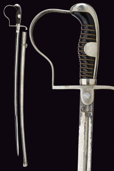 Sciabola da ufficiale  - Asta La Collezione di Armi Antiche di un Gentiluomo Californiano - Associazione Nazionale - Case d'Asta italiane