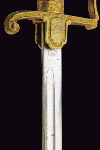 Sciabola da ufficiale dell'esercito  - Asta La Collezione di Armi Antiche di un Gentiluomo Californiano - Associazione Nazionale - Case d'Asta italiane