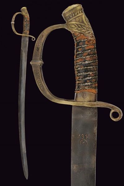 Shasqua da dragoni (replica)  - Asta La Collezione di Armi Antiche di un Gentiluomo Californiano - Associazione Nazionale - Case d'Asta italiane