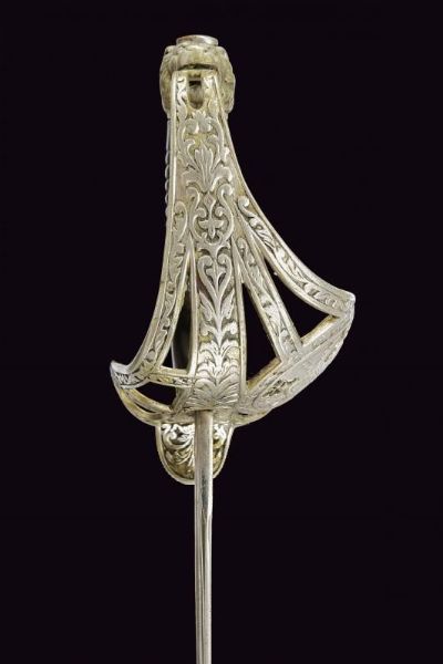 Sciabola da ufficiale  - Asta La Collezione di Armi Antiche di un Gentiluomo Californiano - Associazione Nazionale - Case d'Asta italiane