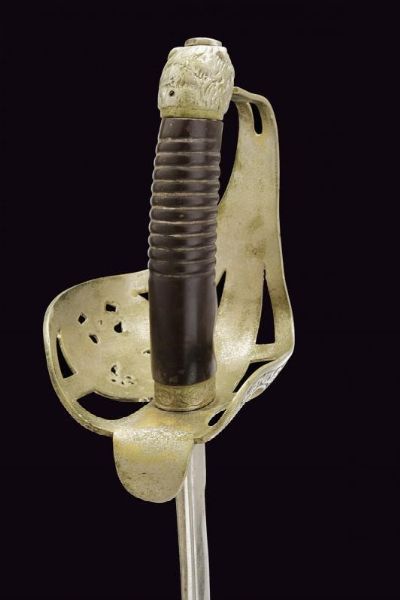 Sciabola da ufficiale  - Asta La Collezione di Armi Antiche di un Gentiluomo Californiano - Associazione Nazionale - Case d'Asta italiane