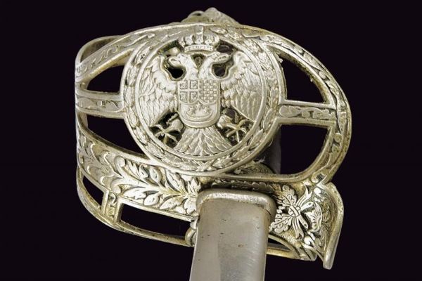 Sciabola da ufficiale  - Asta La Collezione di Armi Antiche di un Gentiluomo Californiano - Associazione Nazionale - Case d'Asta italiane