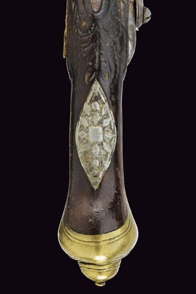 Pistola a pietra focaia  - Asta La Collezione di Armi Antiche di un Gentiluomo Californiano - Associazione Nazionale - Case d'Asta italiane