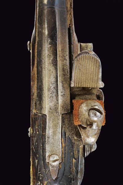 Pistola a pietra focaia  - Asta La Collezione di Armi Antiche di un Gentiluomo Californiano - Associazione Nazionale - Case d'Asta italiane